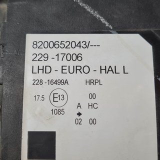 FARO IZQUIERDO RENAULT RENAULT MODUS 2004-2008