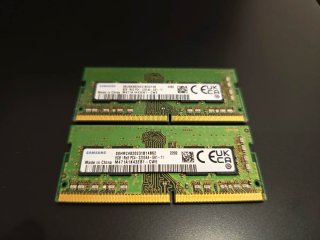2x Samsung 8GB DDR4 SO-DIMM 3200MHz
