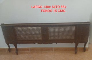 Piecero madera rejilla decorativo