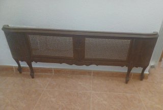 Piecero madera rejilla decorativo
