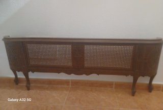 Piecero madera rejilla decorativo
