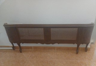 Piecero madera rejilla decorativo