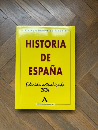 Libro Historia de España edición actualizada 2024