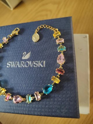 Pulsera gema Swarovski Multicolor