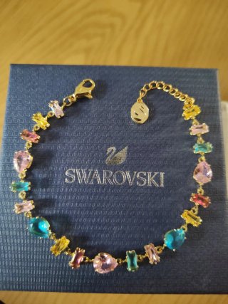 Pulsera gema Swarovski Multicolor