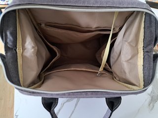 Mochila Multibolsillos Bolso Carro Bebé Gris