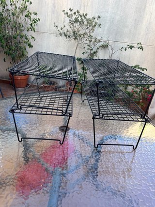4 estantes zapatero de IKEA modelo GREJIG gris