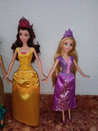 Lote 4 Princesas Disney Mattel