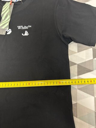 Camiseta Off-White “Hands” Logo - Negra - Talla S