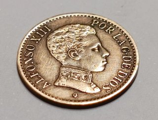 Moneda Alfonso XIII  1 Céntimo 1906*06 Cobre MBC