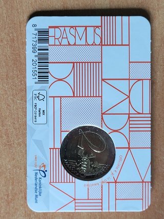 Coincard 2€ Holanda Erasmus 35 Años