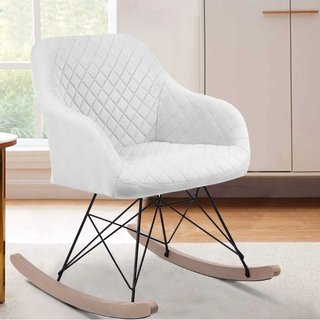 Sillón Silla Mecedora Relax base Deslizante Escand
