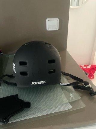 Casco Jobe Base Kitesurf/Wakeboard Negro Talla M