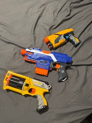 Lote 3 Pistolas Nerf