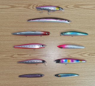 Señuelos de pesca spinning