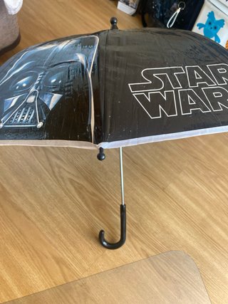 Paraguas Star Wars Negro para niño
