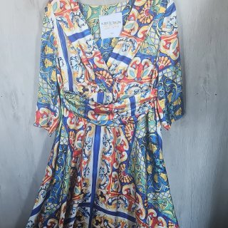 Alberta Tanzini Vestito Lungo Cerimonia Taglia Uni
