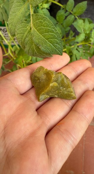 Mineral opale verde