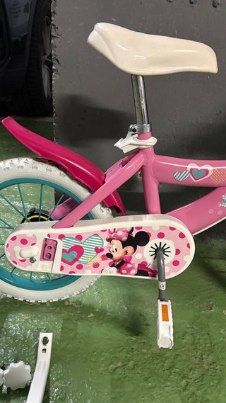 Bicicleta Infantil Minnie Mouse Rosa