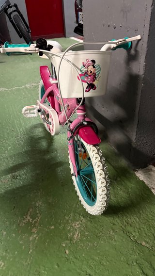 Bicicleta Infantil Minnie Mouse Rosa