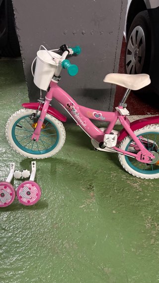 Bicicleta Infantil Minnie Mouse Rosa