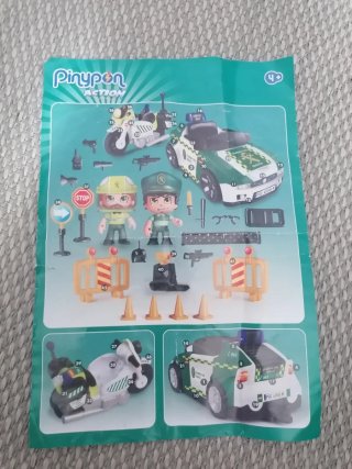 Pin y Pon Acción Guardia Civil Coche y Moto