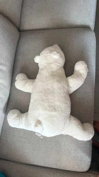 Peluche Oso Polar Blanco. Mediano