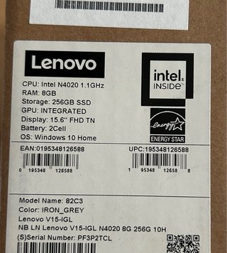 Ordenador portátil Lenovo V15 en perfecto estado