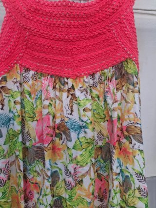 Vestido niña 15-16 años. Medidas en descripción