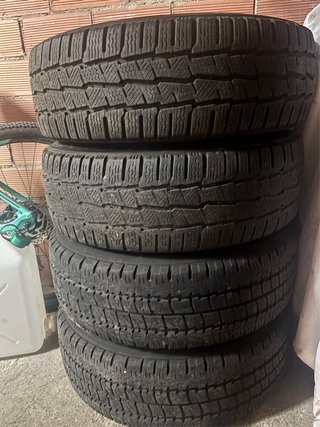 Llantas Chapa VW + Neumáticos