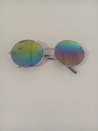 Gafas de sol estilo retro, con montura metálica