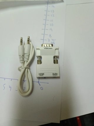 Adaptador HDMI a VGA + Audio