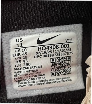 Nike Mind 002 Negro Hyper Crimson EU 45