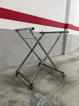 Mesa elevadora kart aluminio robusta
