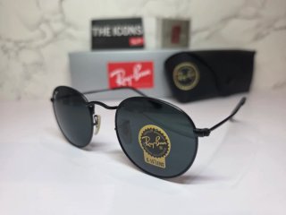 Gafas Ray-Ban Aviator Redondas Negras