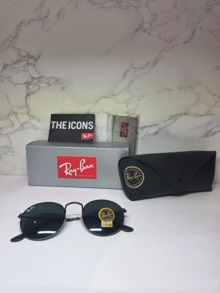 Gafas Ray-Ban Aviator Redondas Negras