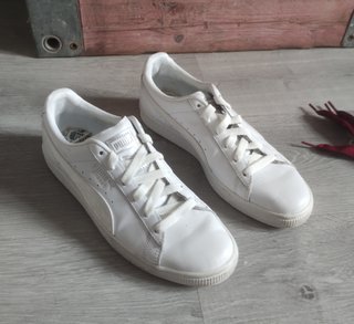Zapatillas Puma Basket Blancas Talla 38