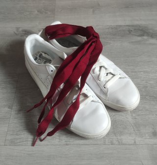 Zapatillas Puma Basket Blancas Talla 38