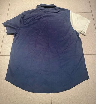 Camisa hombre azul marino y blanca