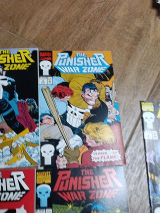 Lote 5 cómics The Punisher Marvel USA War Zone 1-5
