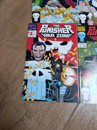 Lote 5 cómics The Punisher Marvel USA War Zone 1-5