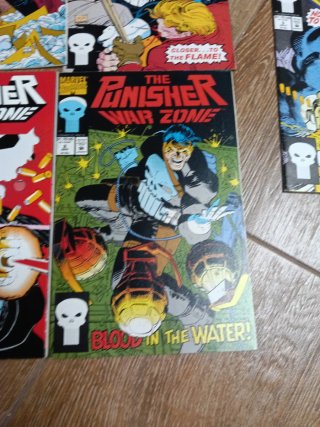Lote 5 cómics The Punisher Marvel USA War Zone 1-5