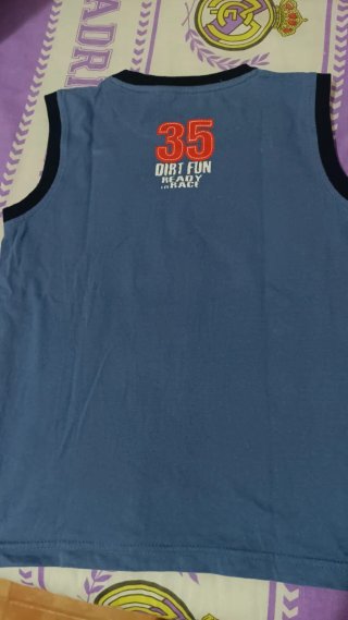 2 Camisetas sin mangas niño 6 años