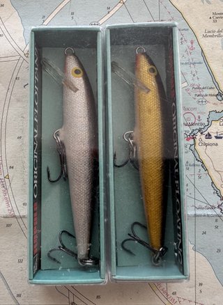 Lote 2 señuelos Rapala Originl Flotante F-09 - 263