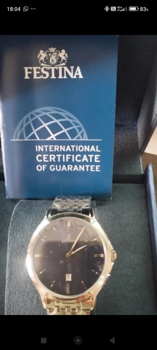 Orologio Festina Uomo Blu e Oro