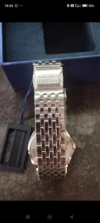 Orologio Festina Uomo Blu e Oro