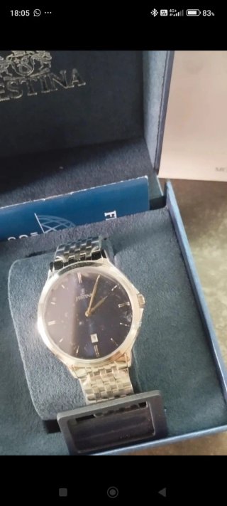 Orologio Festina Uomo Blu e Oro