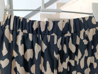 Pantalón ancho estampado verano