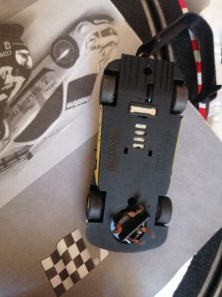 Scalextric fire wheels