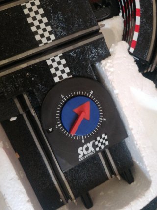 Scalextric fire wheels